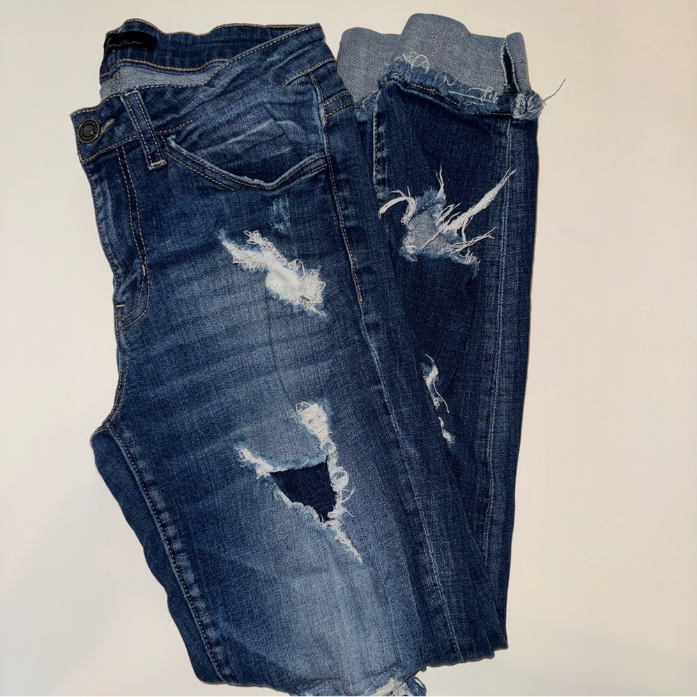 Kancan Distressed Blue Women's Jeans
